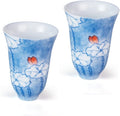 KAMMAK Ceramic Tea Cups Set of 2, 1.7 oz, Vintage Small Teacups, 787N | Hand by KAMMAK
