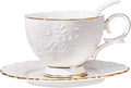 Tea Cup and Saucer Set for 1, 6.8 Oz | Coffee Cup by Unknown