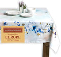 Maison d' Hermine Table Cloth Rectangle Table 100% Cotton 70 x 108 Inches Tablecloth Reusable Decorative for Dining Room Farmhouse Home Valentines Day Decorations Spring Summer - Lazy Summer Days