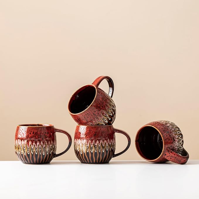 Large Ceramic Coffee Mug - 20oz Big Tea Cup by LPYLXINGYAN