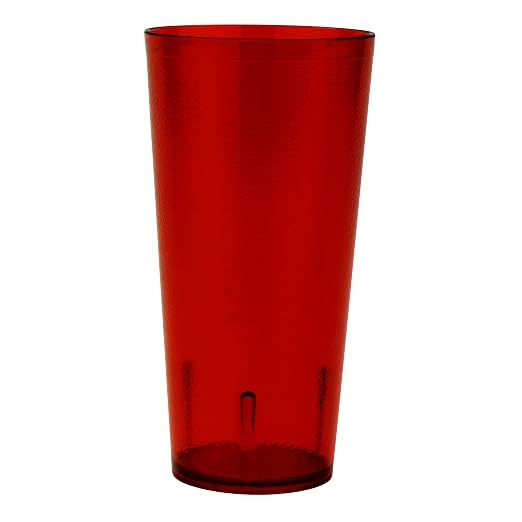 G.E.T. 6624-1-R-EC Heavy-Duty Plastic Restaurant Tumblers, 24 Ounce, - Image 2