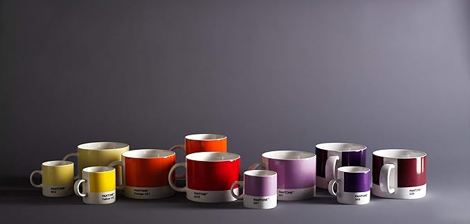 Pantone Tea Cup Porcelain, 475 ml, Porcelain, Aubergine 229, 10.4 x 10.4 x 8 cm