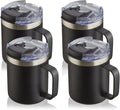 12oz Insulated Travel Coffee Mug by ALOUFEA
