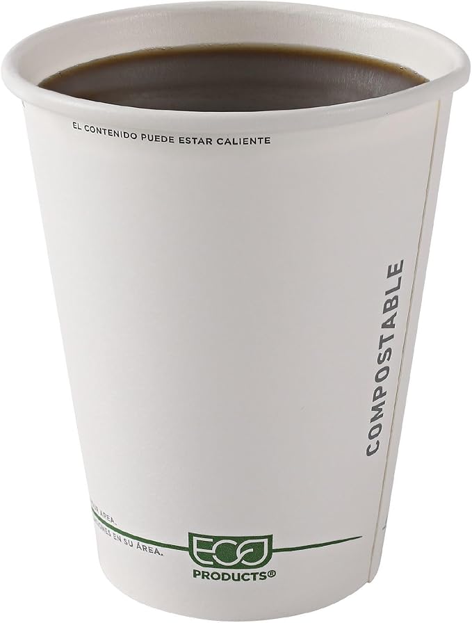 ECO PRODUCTS GreenStripe Disposable Paper Hot Cups, 12 oz - Image 7