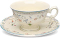 fanquare Vines Floral Tea Cup and Saucer by fanquare