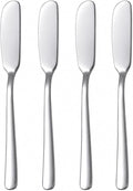 4 Pack Stainless Steel Butter Spreader Knives Jam Cream Spread Utensils | by Unknown