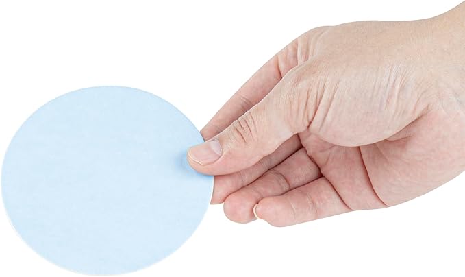 Restaurantware Paper Coasters 100 Pack of 3.5 Inch Disposable Beverage Coasters Absorbent for Hot and Cold Drinks Blue Coffee Cup Essentials for Table Decor, Kitchen, Home Patio or Living Room