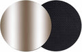 Ombre Brown Coasters Set of 2, Modern Minimalist Geometric Gradient Color by PIEPLE