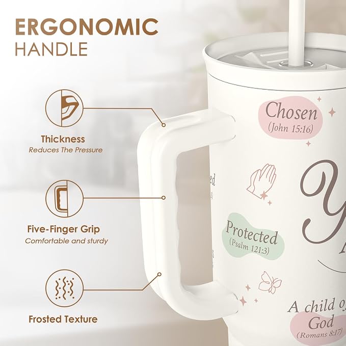 SANDJEST Christian Gift for Women – Inspiration Insulated Stainless Steel - Image 3