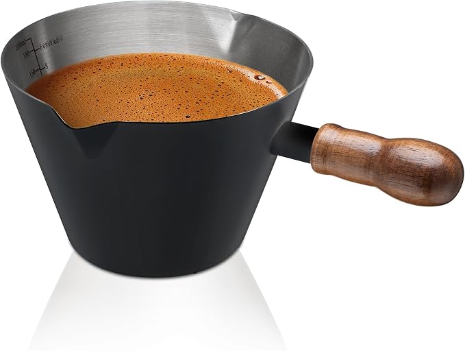 Amrules Espresso Cup, 6.8 oz/200 ml Stainless Steel Coffee Shot Measuring Cup by Amrules