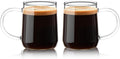 Glass Espresso Cups Set of 2, 3 oz Clear Espresso Shots Cup by Unknown