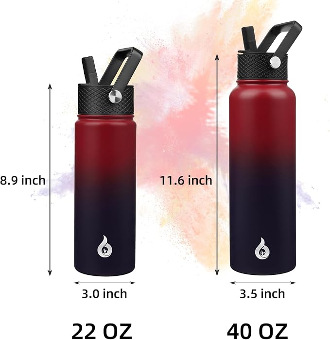 BJPKPK 22oz Insulated Water Bottle - Image 4