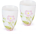 KAMMAK Ceramic Tea Cups Set of 2, 2.1 oz, Vintage Small Teacups, 709N | Hand by KAMMAK