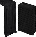 12 Pack Black Table Runner Cheesecloth 10Ft Gauze Cheese Cloth Table Runner by Heneger