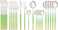 JASHII Flatware Set 24 Piece, Stainless Steel Silverware Set, Macaron Small by JASHII