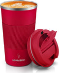 MOMSIV 17oz Travel Coffee Mug, Insulated Coffee Cup by MOMSIV