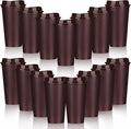 Domensi 15 Pack Reusable Plastic Coffee Cups by Domensi