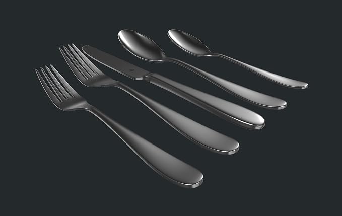 Silverware Set for 4 – 18/10 Stainless Steel Flatware, Mirror Finish, - Image 3