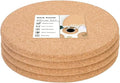 Cork Trivets for Hot Dishes, Hot Pots and Pans, 8 Inch 4 Pcs | High Density by KITLAB