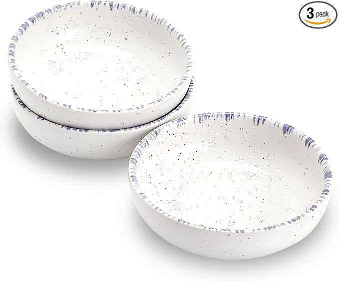 Howise Ceramic Cat Bowls, 5.19 in Cat Food Bowl Cat Dishes by Cottagecore