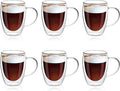 MEWAY 12oz/6 pack Coffee Mugs, Cappuccino by MEWAY