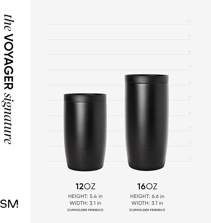 Simple Modern Insulated Travel Coffee Mug 360° Lid | 16oz | Pink | Voyager - Image 7