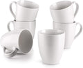 DOWAN Coffee Mugs, 17 Oz Coffee Mug Set of 6, Corrugated Tea Mugs by DOWAN