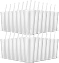 24 Pack Plastic Tumblers with Lids and Straw, Reusable Cups with Lids and by LEIFEOSH