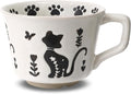 11 oz Ceramic Coffee Mug, Stoneware Teacup by LINVIA