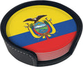 Ecuadorian Flag Coasters for Drinks by Unknown