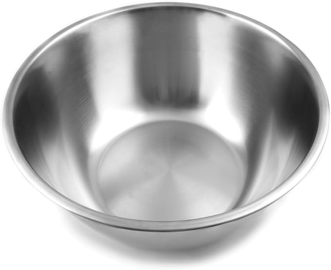 Fox Run Stainless Steel Mixing Bowl, 10.75 Quart Capacity Large Metal Bowl | by foxrunbrands