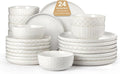 24 Piece Dinnerware Sets for 8 by Lareina