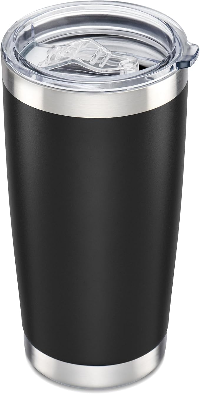 20 oz Tumbler with Lid Stainless Steel Insulated Tumblers Cups Travel Mug | by Orebigo