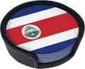 Costa Rica Flag Coasters for Drinks by Unknown