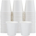 Clawsoff 100 Count 5 oz Disposable Small Paper Bathroom Mouthwash Cups | White by BuyNow