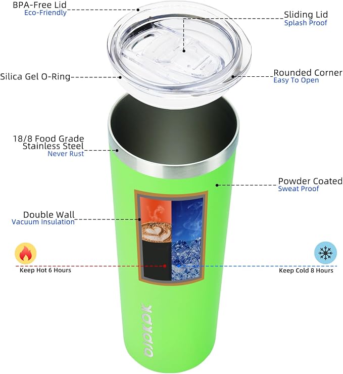 BJPKPK 20 oz Skinny Tumbler - Image 2