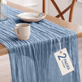 Pureegg 2-Pack Cheese Cloths Table Runner, Baby Shower, Wedding and Farmhouse by Pureegg