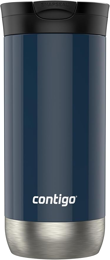 Contigo HuronTravel Mug Screw Cap Stainless Steel Drinking Cup by Unknown
