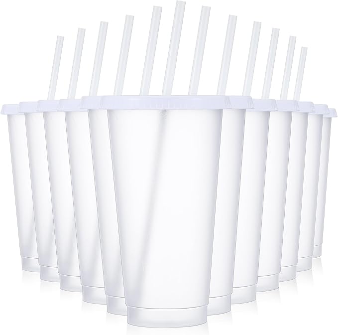 Mifoci 12 Pcs Plastic Tumbler by Mifoci