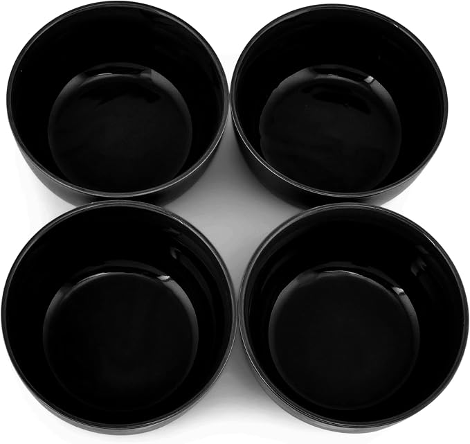 Elanze Designs Bistro Glossy Ceramic 6.5 inch Dinnerware Bowls Set of 4 - Image 4