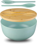 Bamboo Fiber 10 ″ Large Salad Serving Bowl Set by ECOHAGOU