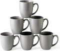 AmorArc 12 oz Coffee Mugs Set of 6, Ceramic coffee mugs by AmorArc