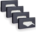 4Pack Car Tissue Holder, Sun Visor Napkin Holder, Premium PU Leather, Car Mask by Langmeil