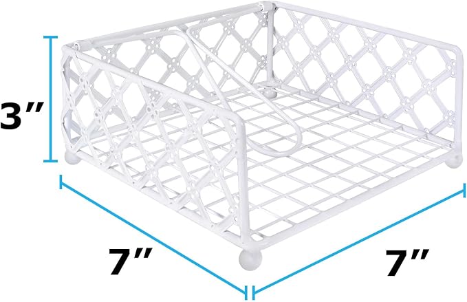 Blue Donuts Lattice Collection Napkin Holder – Napkin Holders - Image 2