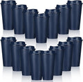 Domensi 15 Pack Reusable Plastic Coffee Cups by Domensi