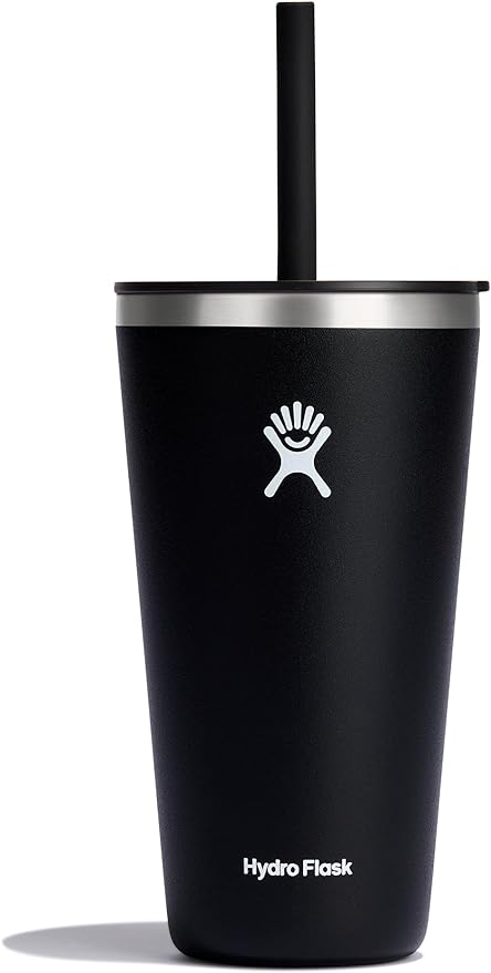 28 OZ All Around Tumbler Straw LID Black by Unknown