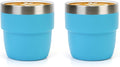 Zenbo 4 oz Espresso/Coffee Cups, Ceramic-Lined Double Wall Vacuum Insulated by Zenbo