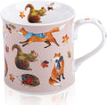 Fall Animal Coffee Mug, 12oz Ceramic Autumn Mug by MFoffice