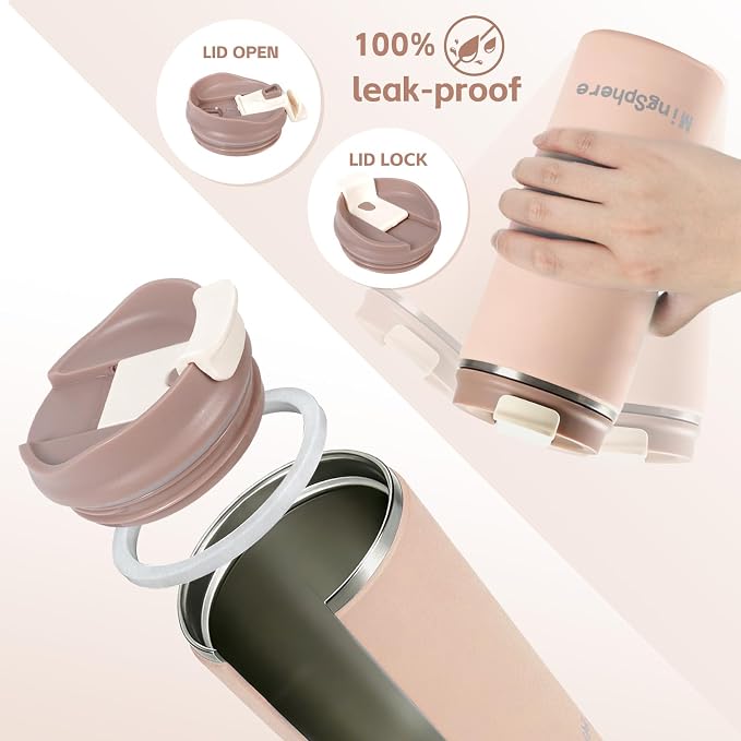 12oz Insulated Stainless Steel Coffee Tumbler - Image 4