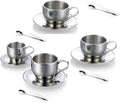 Jasni Stainless Steel Coffee Cup Coffee Mugs Espresso Cups and Great Cappuccino by Jasni